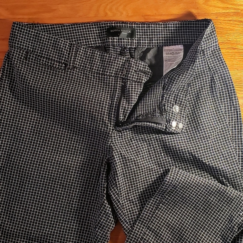 Banana republic sloan fit plaid pants